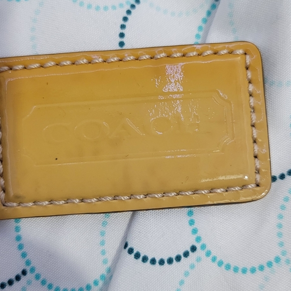 Coach Colorful Print Satin Hobo Bag - Picture 5 of 9